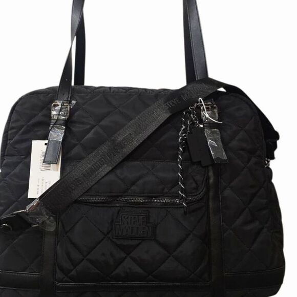 Steve Madden BLeona Quilted Weekender Travel Bag - Picture 3 of 14